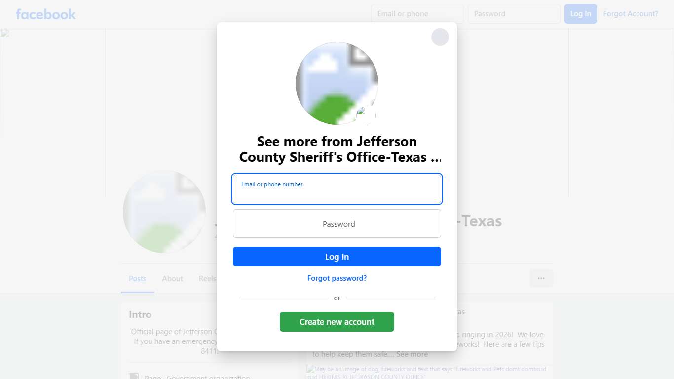 Jefferson County Sheriff's Office-Texas Beaumont TX Facebook